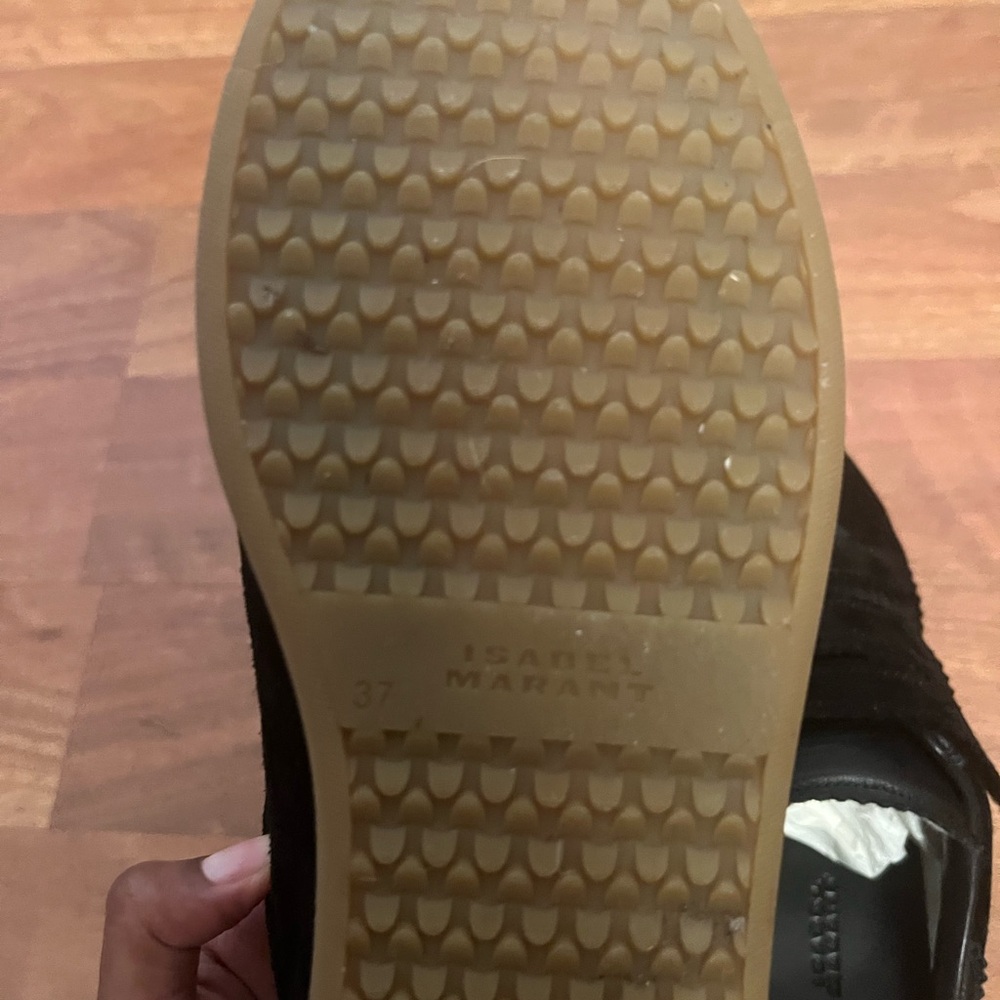 Isabel Marant Beth Sneakers Black Suede - Picture 5 of 7